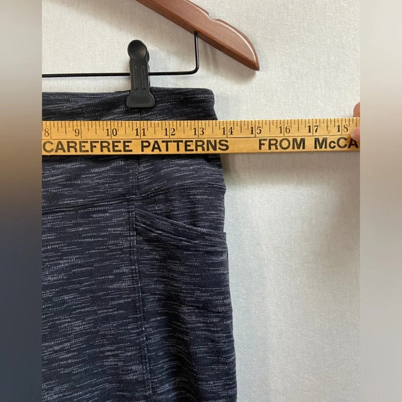 Athleta marbled high waisted leggings with side/ back pockets Sz S - Picture 9 of 11